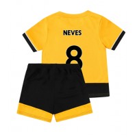 Wolves Ruben Neves #8 Fotballklær Hjemmedraktsett Barn 2022-23 Kortermet (+ korte bukser)